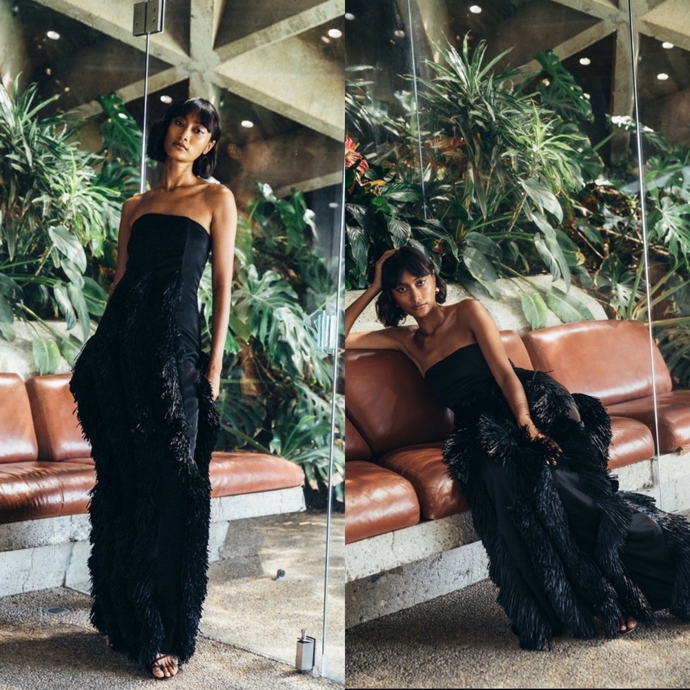 Cult Gaia Black Maxi Dress